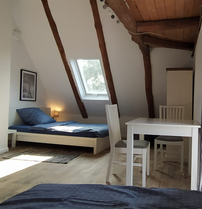 Dachstudio Doppelbett